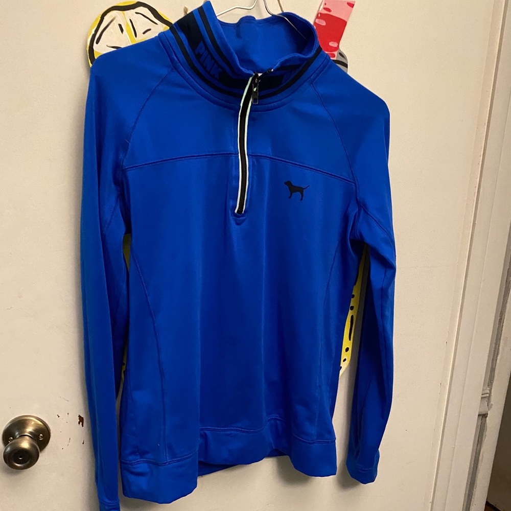 PINK brand half zip workout pullover